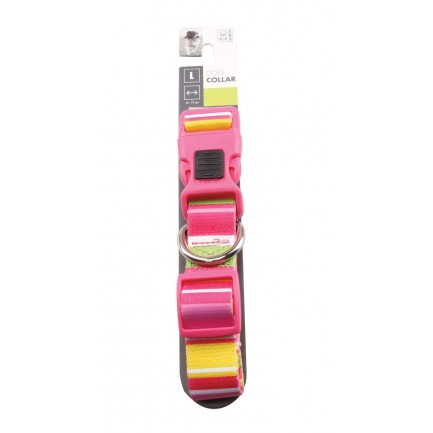 Collier pour chien M-Pets Stripes Pink