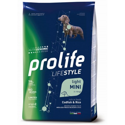 Prolife Light Mini Bacalao y Arroz para Perros