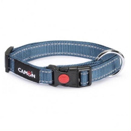 Collar reflectante Camon para perros Avio Azul