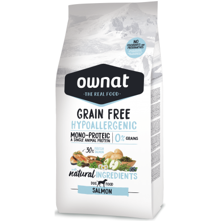 Ownat Grain Free Salmón hipoalergénico para perros