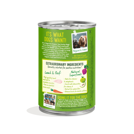 Edgard Cooper Lamb and Beef Adult Wet Food for Dogs