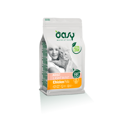 Oasy Adult Light in Fat per Gatti