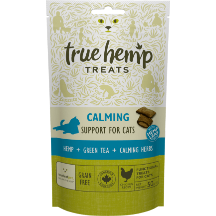 Snack calmante True Leaf para gatos