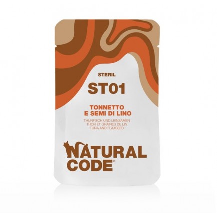 Natural Code Steril Cat Sachet pour chats