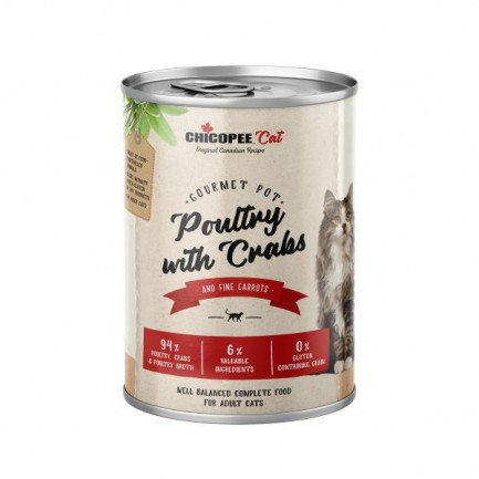 Chicopee Cat Chicken and Crab Wet Food for Cats