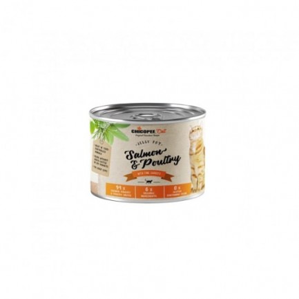 Chicopee Cat Jelly Salmone e Pollo Cibo Umido per Gatti