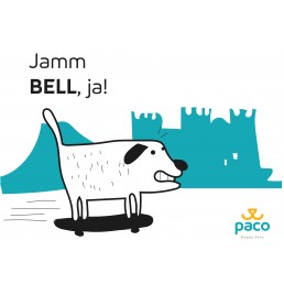 Herren T-Shirt 'Jamm Bell, ja', 100% Baumwolle, regulär