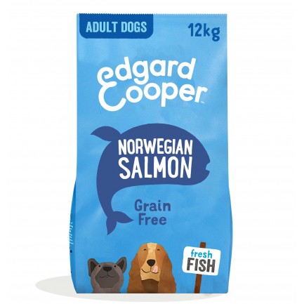 Edgard Cooper con Carne Fresca di Salmone Norvegese per Cani