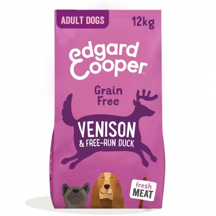 Edgard e Cooper con Carne Fresca di Cervo e Anatra per Cani