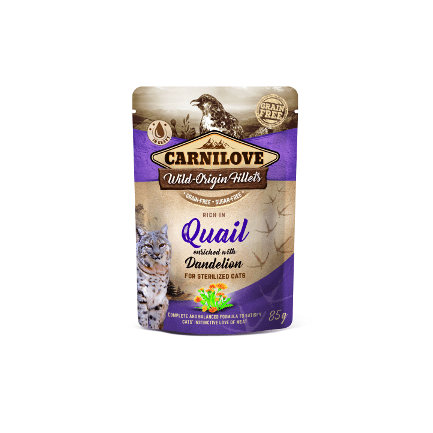 Carnilove Wild Origin Fillets nourriture humide pour chats