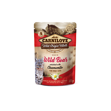 Carnilove Wild Origin Fillets nourriture humide pour chats