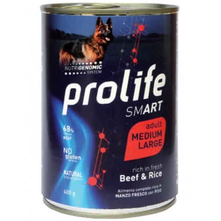 Prolife Adult avec boeuf et riz pour chiens