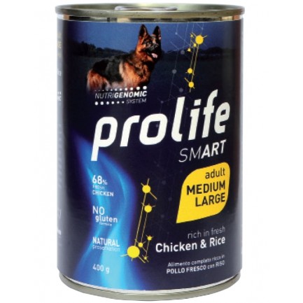 Prolife Smart Adult Pollo e Riso Cibo Umido per Cani