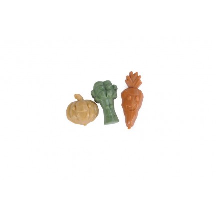 Dental Snack Vegetables Broccoli Pumpkin and Carrot pour chiens