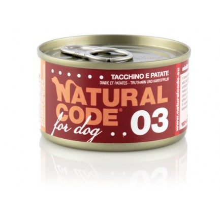 Natural Code For Dog Cibo Umido per Cani