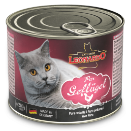 Leonardo Pure Poultry Meat Comida húmeda para gatos