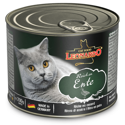 Leonardo Rich Duck nourriture humide pour chats