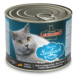 Leonardo Ricco di Pesce di Mare Wet Food for Cats