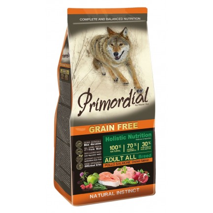 Primordial Adulte sans grain Poulet et Saumon pour chiens