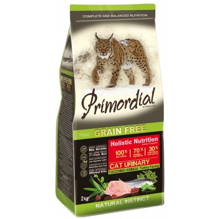 Primordial Grain Free Urinary Tacchino e Aringa per Gatti