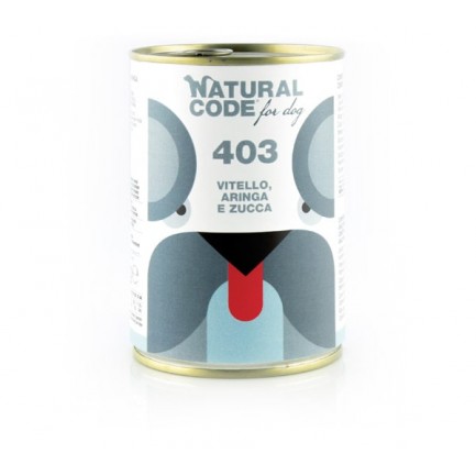 Natural Code 400 For Dog Cibo Umido per Cani Adulti