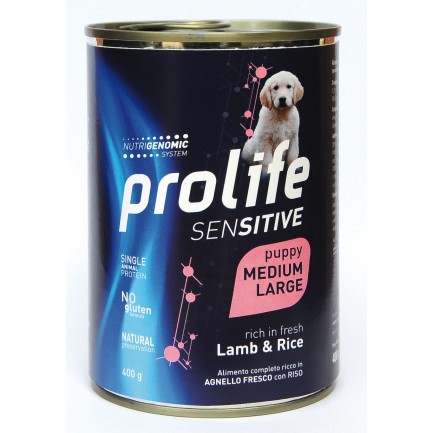 Nourriture humide Prolife Puppy Agneau et Riz pour chiots