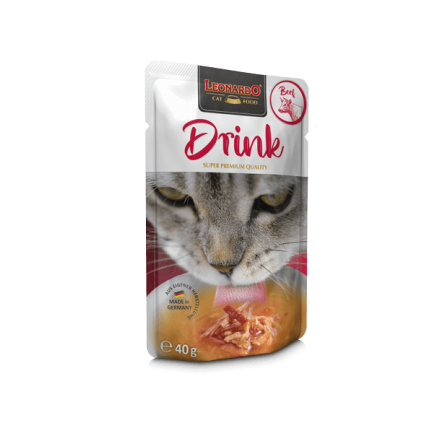 Sachets de boisson Leonardo pour chats