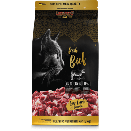 Leonardo Fresh Beef and Chicken Trockenfutter für Katzen