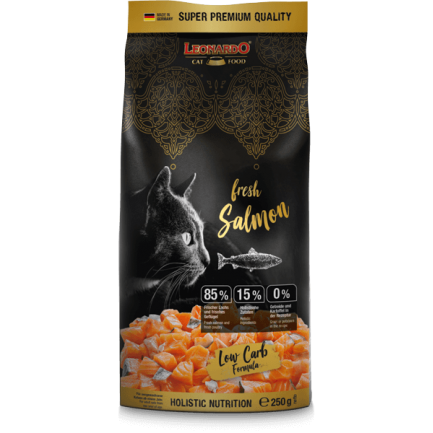 Leonardo Fresh Salmon and Chicken Dry Food for Cats