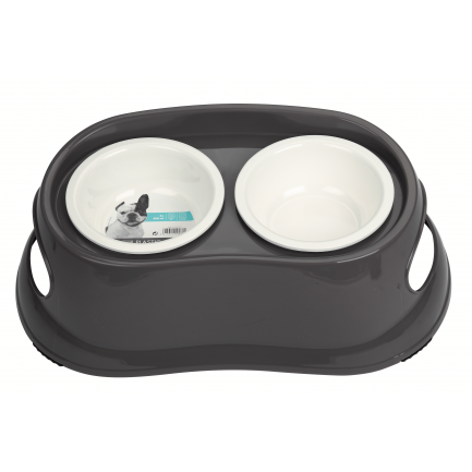 M-Pets Portaciotole da Pavimento per Cani