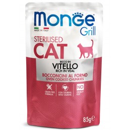 Monge Natural Grill Croquettes pour chats adultes