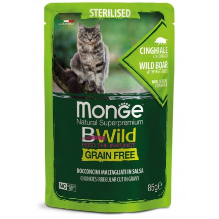 Monge BWild Grain Free Wet Food for Cats