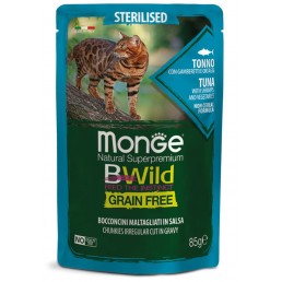 Monge BWild getreidefreies Nassfutter für Katzen