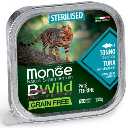 Monge BWild Terrines Grain Free Wet Food for Cats