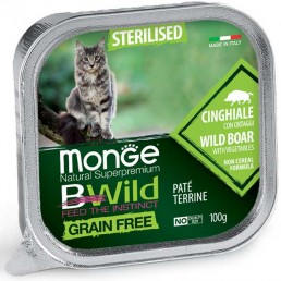 Monge BWild Terrines Grain Free Wet Food for Cats