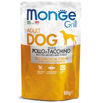 Monge Grill Nourriture Umido pour chiens adultes