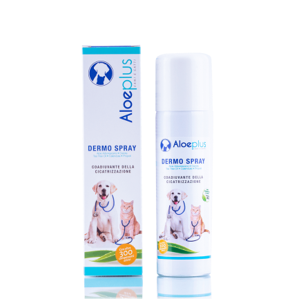 Aloeplus Dermo Spray para perros y gatos