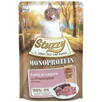 Stuzzy Monoprotein Cotti al Vapore Cibo Umido per Gatti