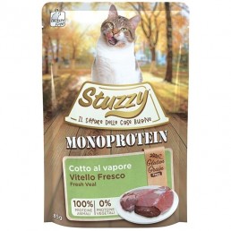 Stuzzy Monoprotein Cotti al Vapore Cibo Umido per Gatti