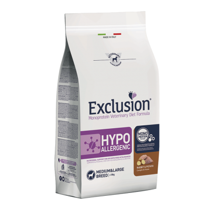 Exclusion Diet Hypoallergenic Rabbit and Potatoes for Dogs