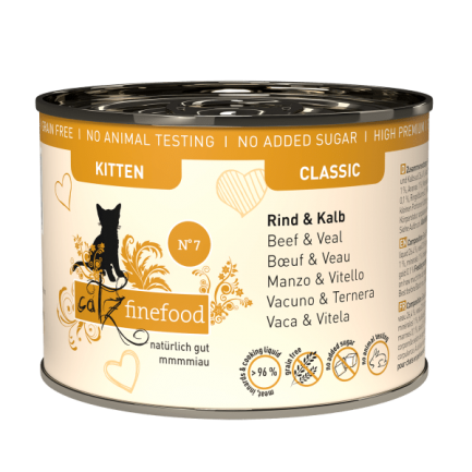 Catz Finefood Kitten Cibo Umido per Gattini