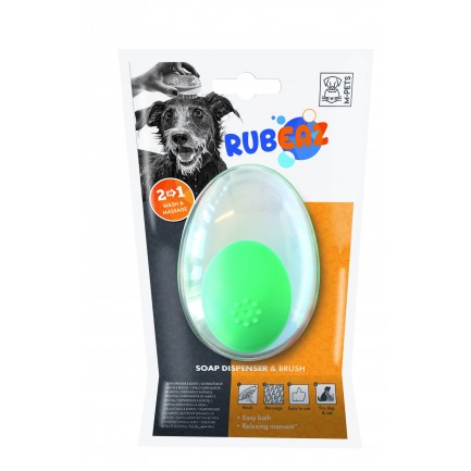 M-Pets Rubeaz Distributeur de brosse et de shampoing pour chiens et chats