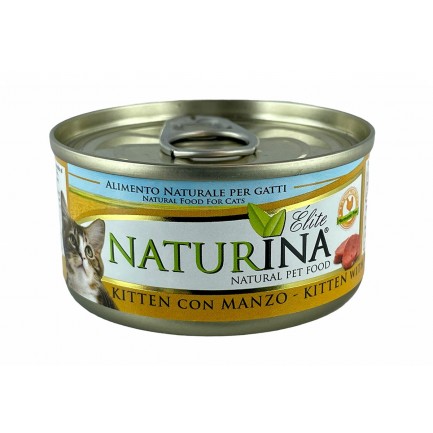 Naturina Elite Kitten Cibo Umido Naturale per Gattini