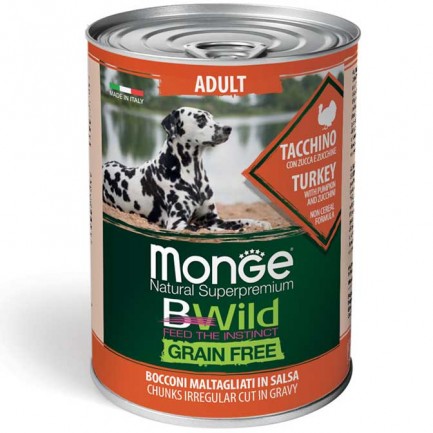 Monge BWild Grainfree Cibo Umido per Cani