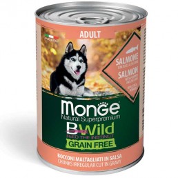 Monge BWild Comida húmeda sin cereales para perros