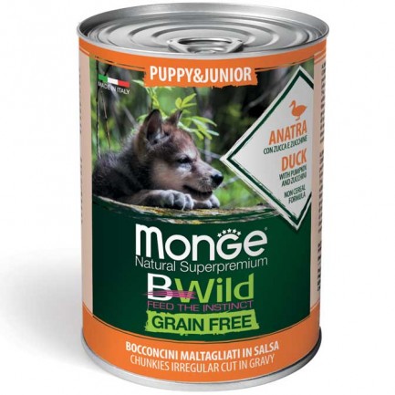 Monge BWild Nourriture liquide pour chiot sans céréales