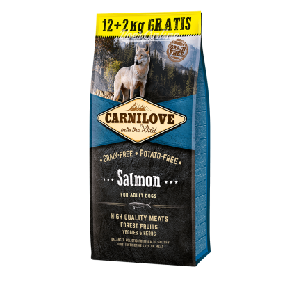 Carnilove Croquettes de saumon pour chiens adultes