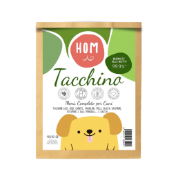 HOM Menù Tacchino Cibo Fresco per Cani