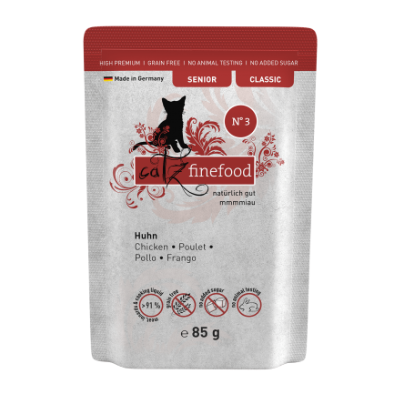 Catz Finefood Senior Sachets nourriture humide pour chats