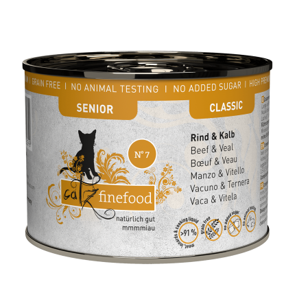 Catz Finefood Senior Cans nourriture humide pour chats